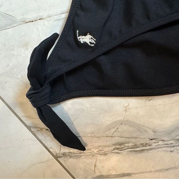 Ralph Lauren | 12 | Black Swim Bottom faux tie bottom swim suit - Picture 3 of 5